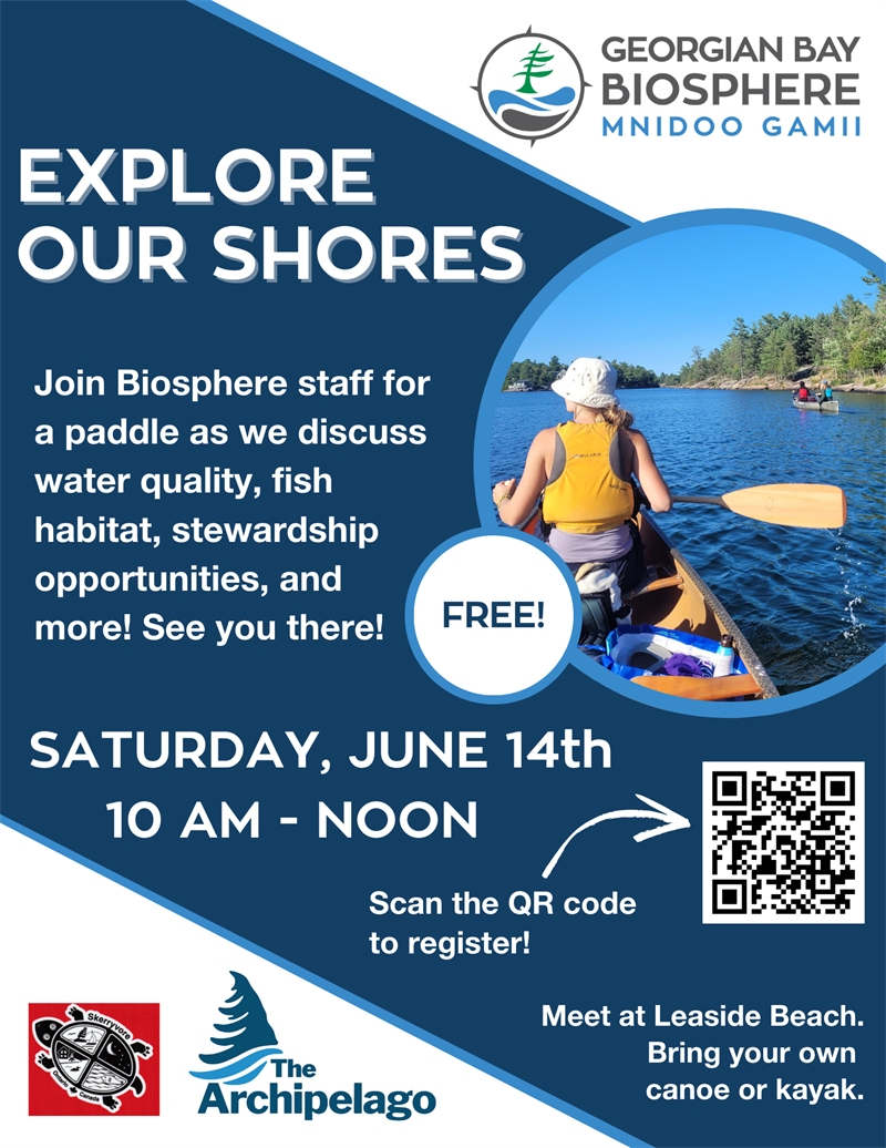 Georgian Bay Mnidoo Gamii Biosphere's Explore Our Shores Event